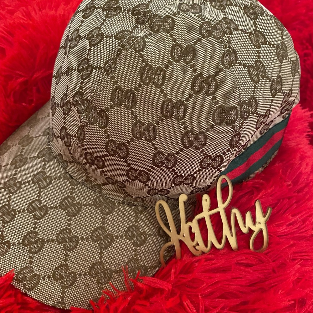 Gucci canvas hat